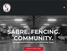 Tablet Screenshot of cuttingedgefencing.com